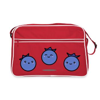 Myrtilles | Myrtille | Nous trois - Sac Retro - rouge/blanc - Devant