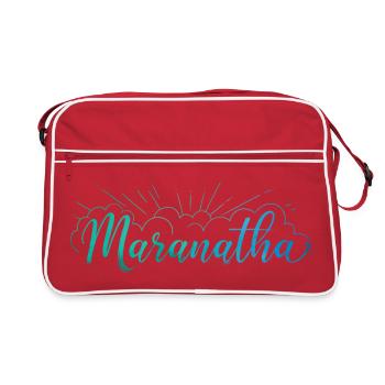 Maranatha - Retro Bag - red/white - Front