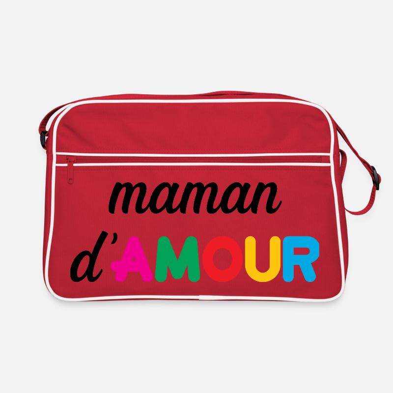 Maman d'Amour - Muttertag Retro Tasche