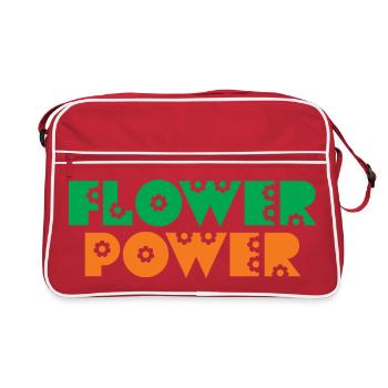Fleur Enfant Hippie - Sac Retro - rouge/blanc - Devant
