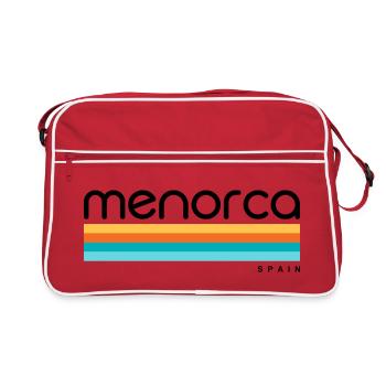 Minorque - Espagne - Espagne - Espagne - Îles Baléares - Sac Retro - rouge/blanc - Devant