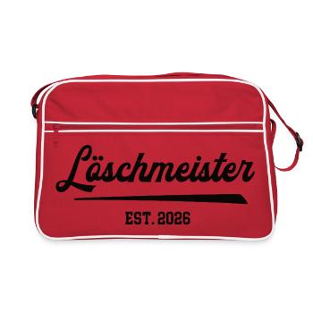 Grade de Maréchal des pompiers volontaires 2026 - Sac Retro - rouge/blanc - Devant