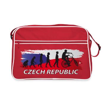 Balle de cyclisme | Cycle Ball, République tchèque - Sac Retro - rouge/blanc - Devant