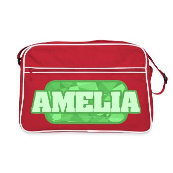 Amelia en tant qu’organique - Sac Retro - rouge/blanc - Devant