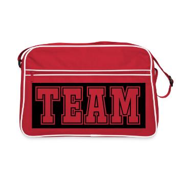 Team - Retro Bag - red/white - Front