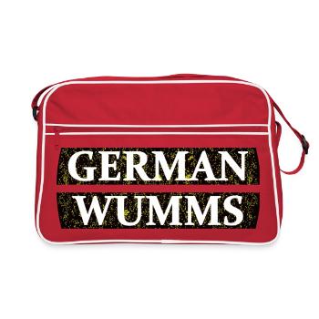 German Wumms - Sac Retro - rouge/blanc - Devant