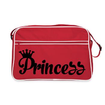 Princess - Retro Tasche - Rot/Weiß - Vorne
