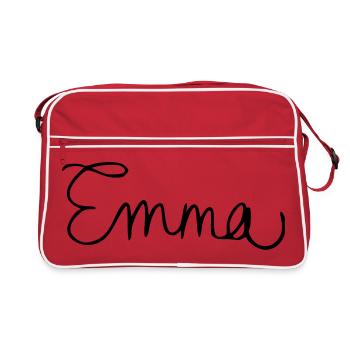 Emma - Sac Retro - rouge/blanc - Devant