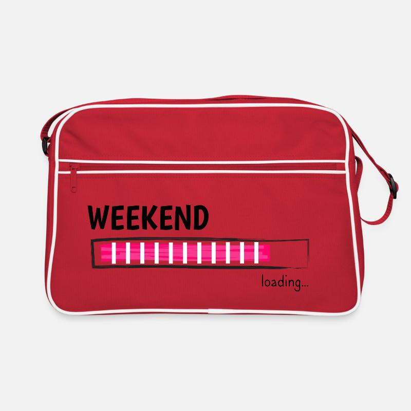 Weekend Ladebalken Freizeit Modus Retro Tasche