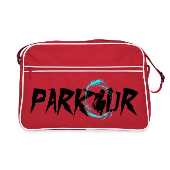 Parkour - Retro Tasche - Rot/Weiß - Vorne