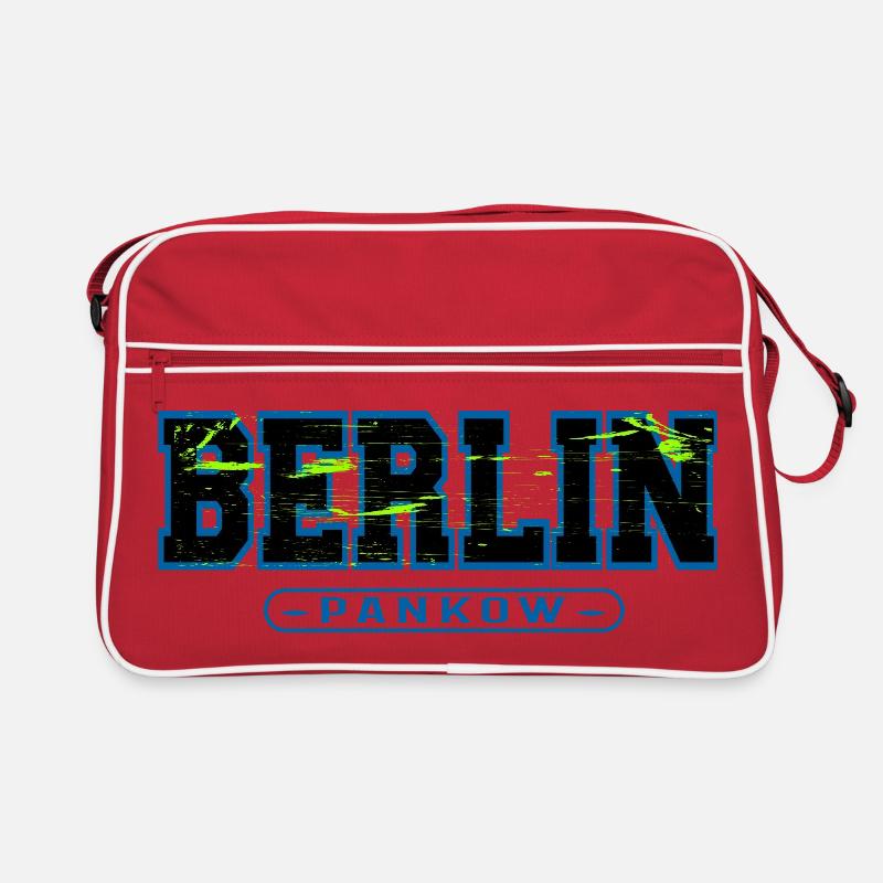 Graffiti néon de Berlin Pankow Sac Retro