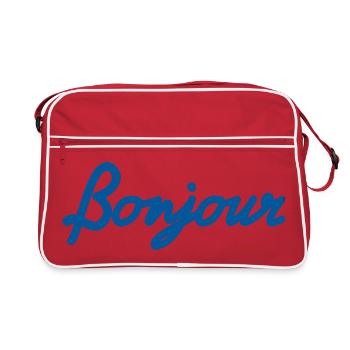 Bonjour – The essence of French chic - Retro Bag - red/white - Front