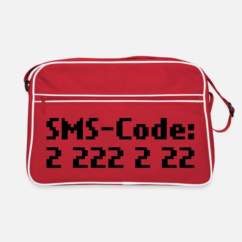 sms-code 2 222 2 22 Retro Tasche