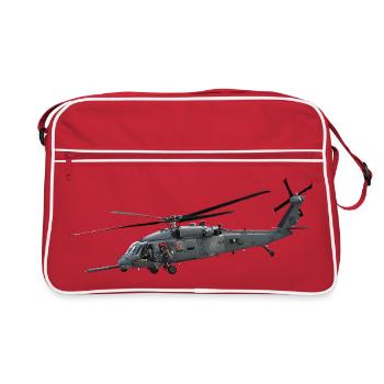 Hélicoptère - Sac Retro - rouge/blanc - Devant