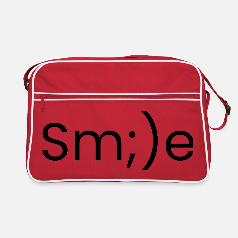 Remember to smile Retro Bag