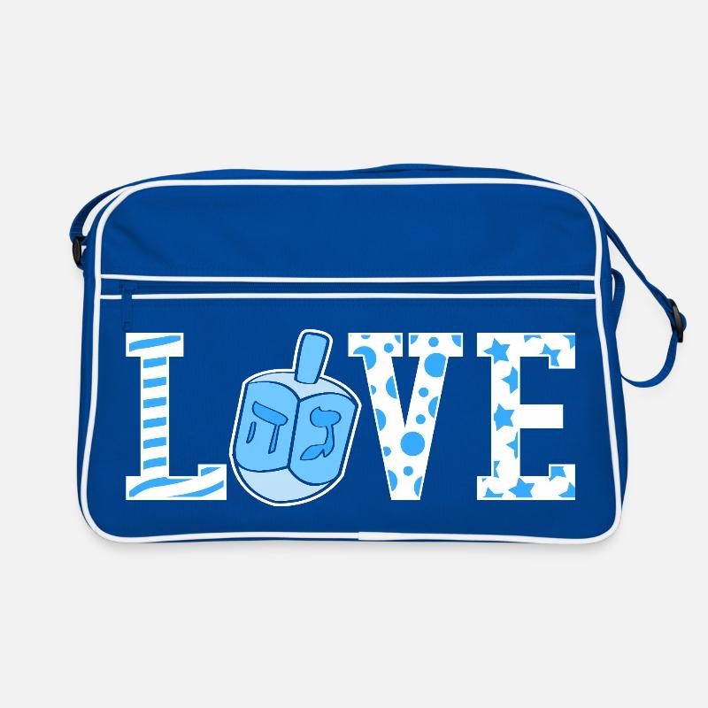 Hanoukka Hanoukka Hanoukka Dreidel Sac Retro