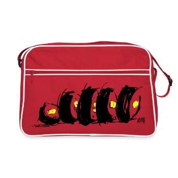 Roule dans l’amour 1 - Sac Retro - rouge/blanc - Devant