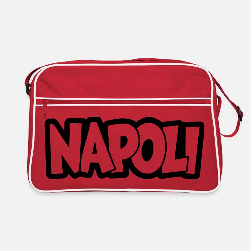 Lettrage de Naples Sac Retro