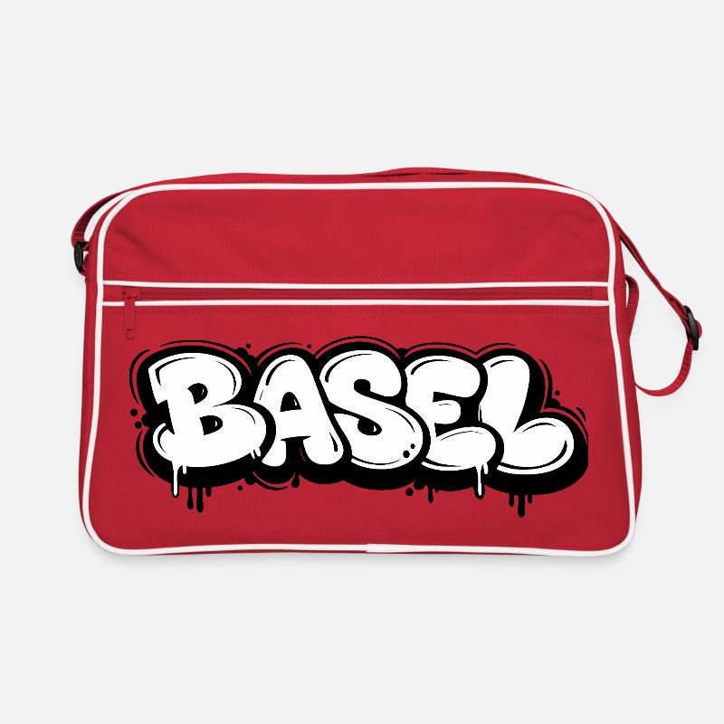 Basel Bubble Graffiti Retro Tasche