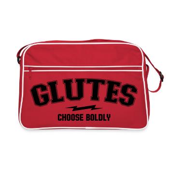 Varsity Arch - Glutes Dept - Retro Bag - red/white - Front