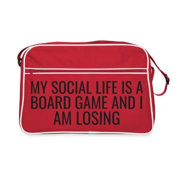 Ultrarunner Tee - Retro Bag - red/white - Front