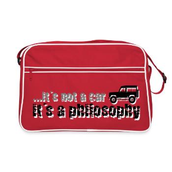 Philosophy Defender Land-Rover - Sac Retro - rouge/blanc - Devant