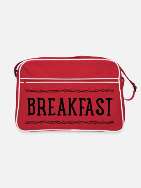petit déjeuner - Sac Retro - rouge/blanc - Devant