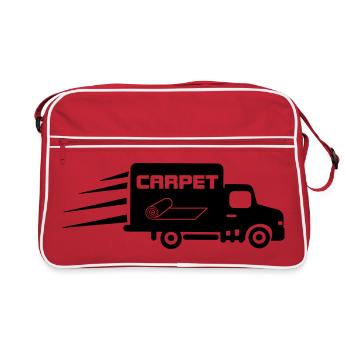 Carpet rolls logo car - Retro Bag - red/white - Front