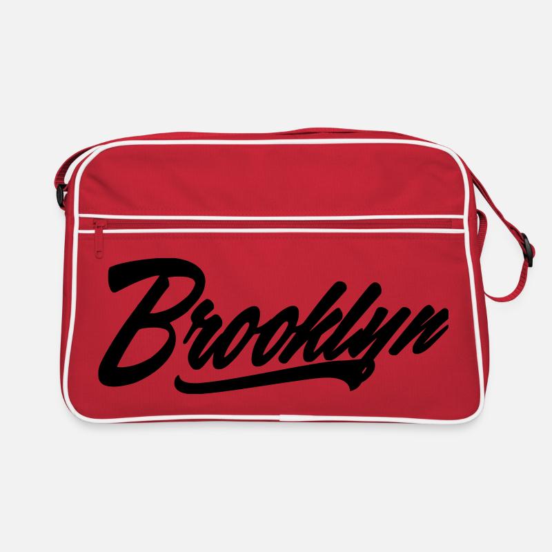 brooklyn shirt Retro Tasche