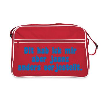 Berliner Icke Dicton - Sac Retro - rouge/blanc - Devant