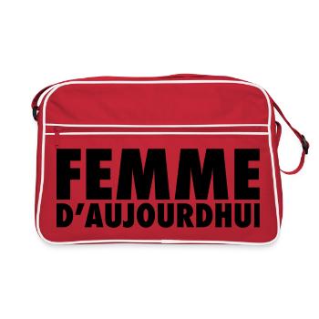 Femme D’aujourd’hui - Style Féminin Moderne - Sac Retro - rouge/blanc - Devant