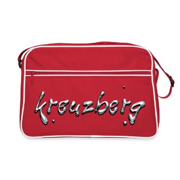 Typographie Kreuzberg Liquid Chrome - Sac Retro - rouge/blanc - Devant
