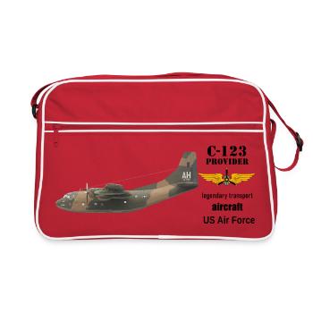 C-123 Provider - Retro Bag - red/white - Front