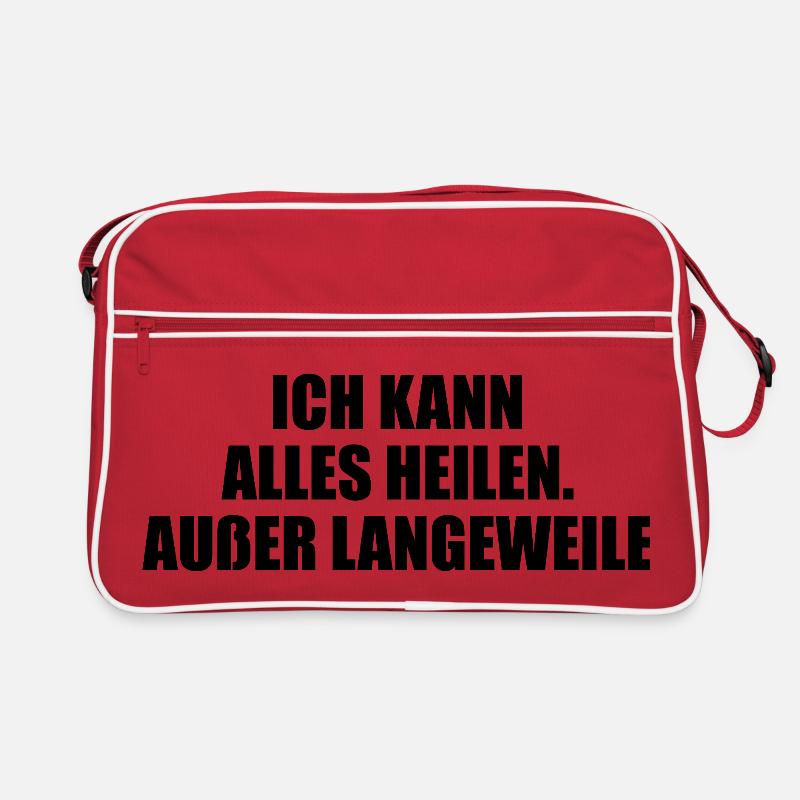 I can cure everything – except boredom Retro Bag