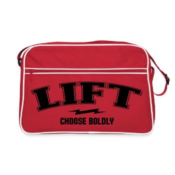 Varsity Arch - Lift Dept - Retro Bag - red/white - Front