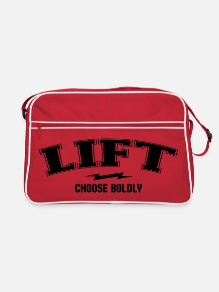 Varsity Arch - Lift Dept - Retro Bag - red/white - Front