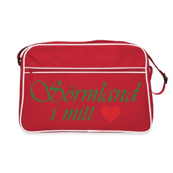 Sörmland dans mon cœur - Sac Retro - rouge/blanc - Devant