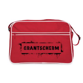 Grantscherm – Dicton culte du dialecte viennois - Sac Retro - rouge/blanc - Devant