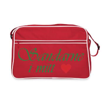 Les sables dans mon cœur - Sac Retro - rouge/blanc - Devant