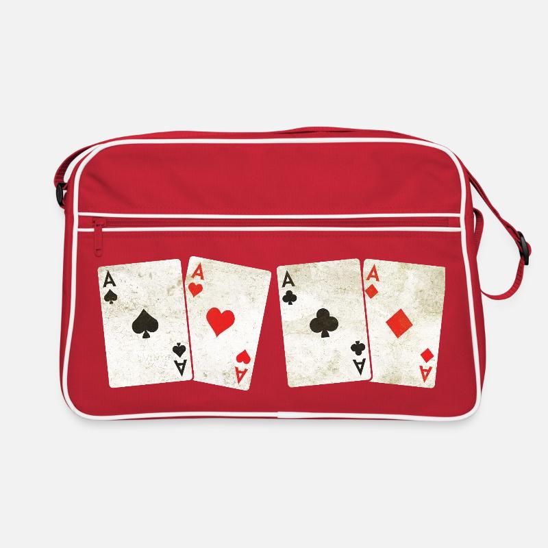 Vintage Retro Aces – Playing Cards - poker Retro Bag
