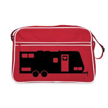 Caravane - Sac Retro - rouge/blanc - Devant