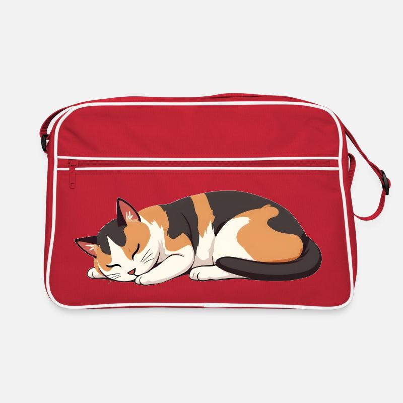 sleeping cat Retro Bag