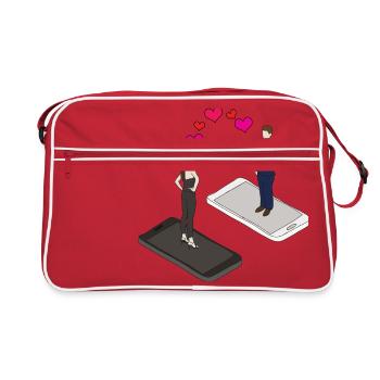 dating online Mobile Internetdate love dating - Retro Bag - red/white - Front