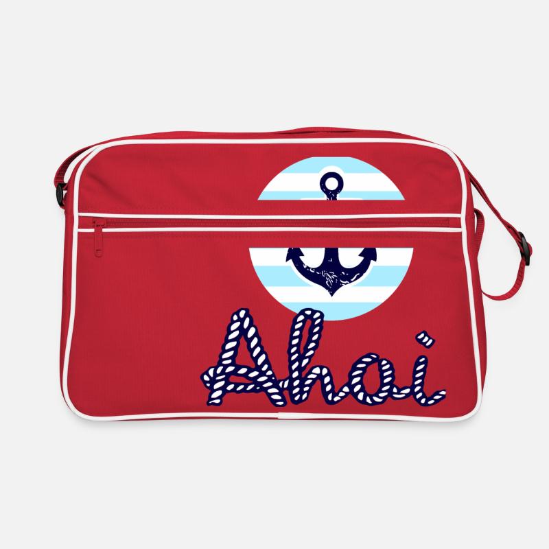 Ahoi und Anker Retro Tasche