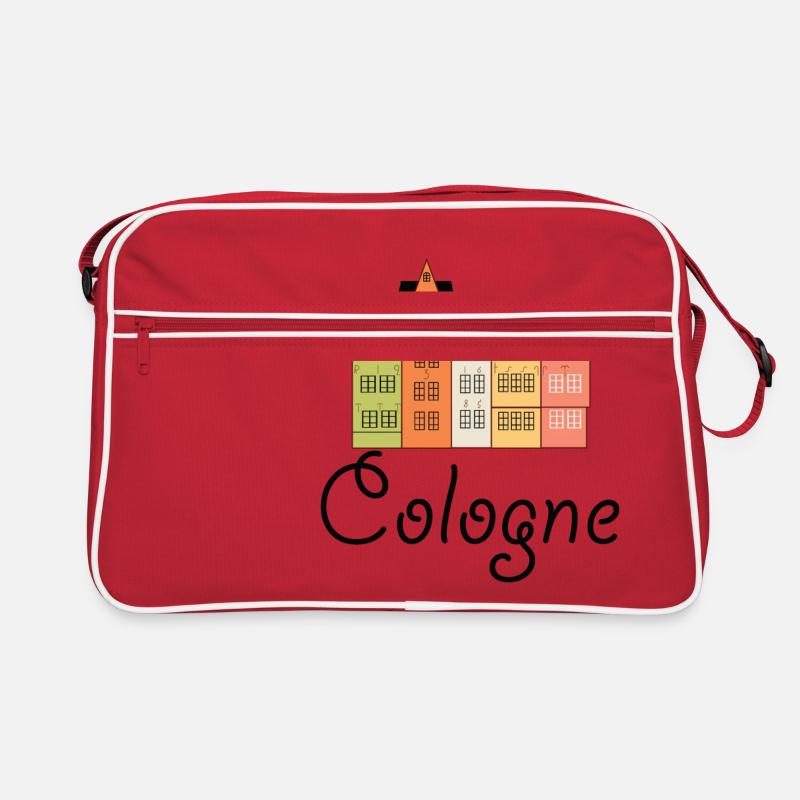 Süßes Köln Logo Geschenk Idee Retro Tasche