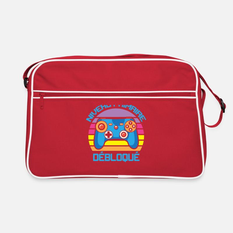 Niveau Primaire Débloqué rentrée scolaire école Sac Retro