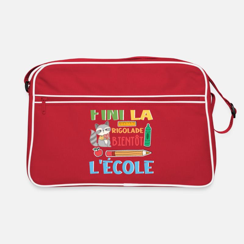 Fini La Rigolade Bientôt L École rentrée scolaire Sac Retro