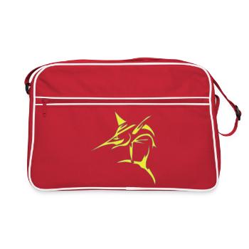 Espadon, marlin, - Sac Retro - rouge/blanc - Devant