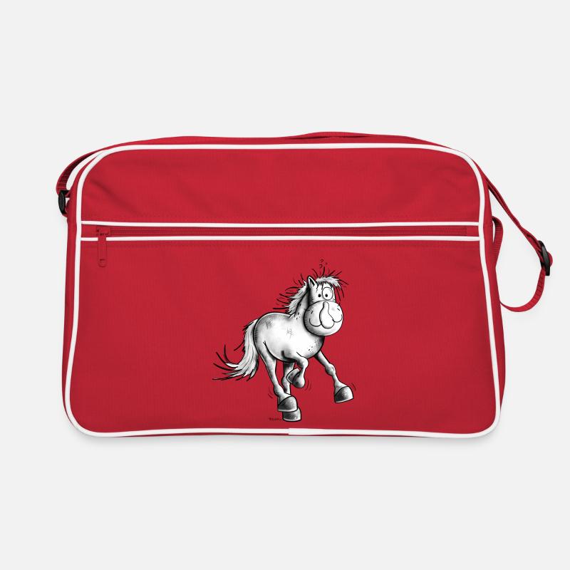 Flottes Pferdchen Retro Tasche