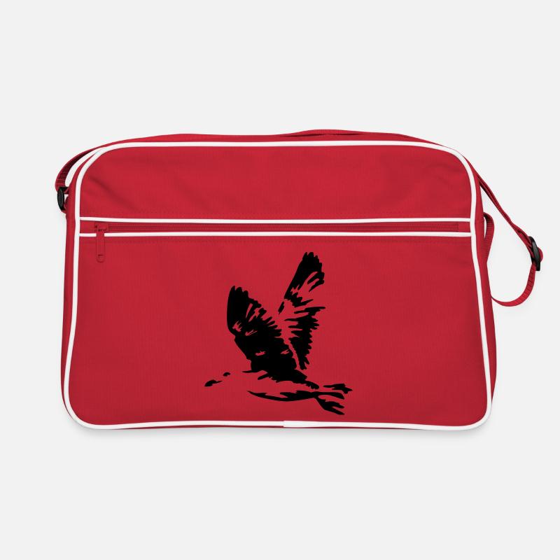 fliegende moewe urlaub Retro Tasche